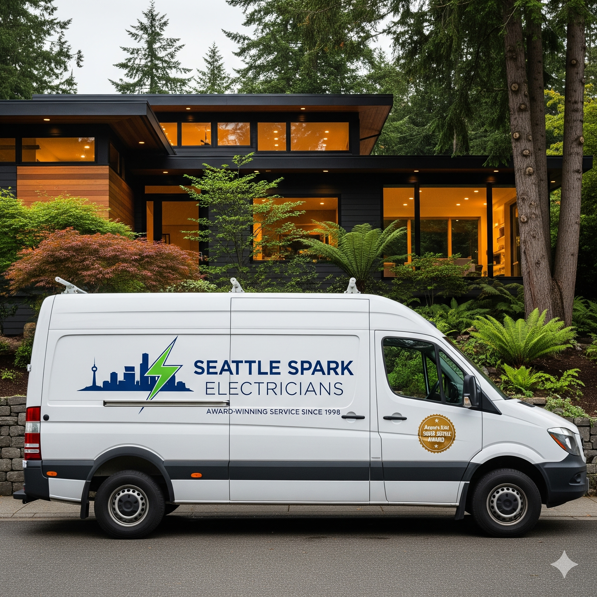 Seattle resident voting on tablet for business awards